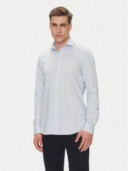 Michael Kors Koszula MK0DS01555 Błękitny Slim Fit. Niebieskie koszule męskie Michael Kors, m, bez wzorów, z bawełny, bez kołnierzyka, bez ramiączek. Za 319.99 zł.