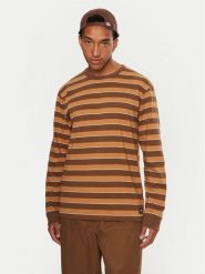 Vans Longsleeve Awbrey II VN0A4RRQ Brązowy Regular Fit. Brązowe bluzki z długim rękawem męskie Vans, m, bez wzorów, z bawełny, bez kołnierzyka. Za 159.99 zł.