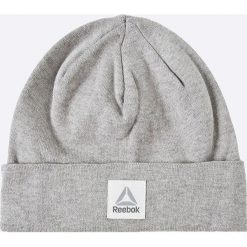 Reebok - Czapka. Szare czapki i kapelusze damskie Reebok, z bawełny. W wyprzedaży za 39.90 zł.