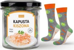 Soxo Skarpetki męskie SOXO kapusta kiszona w słoiku 4045. Bokserki męskie Soxo, bez wzorów. Za 45.98 zł.