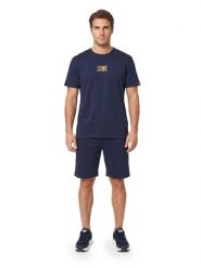 WACS męski zestaw koszulka + szorty bermudy. Czarne koszulki sportowe męskie LEONE 1947 APPAREL, m, bez wzorów, z bawełny, bez kołnierzyka, bez ramiączek, na fitness i siłownię. Za 294.70 zł.
