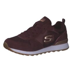 Buty do chodzenia damskie Skechers OG 85. Czerwone obuwie sportowe damskie Skechers, bez wzorów, z materiału, trekkingowe, Skechers Sport. Za 279.99 zł.