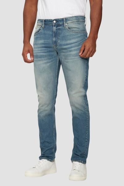 CALVIN KLEIN Niebieskie męskie jeansy Skinny, Rozmiar 32/32. Niebieskie jeansy męskie Calvin Klein. W wyprzedaży za 359.99 zł.