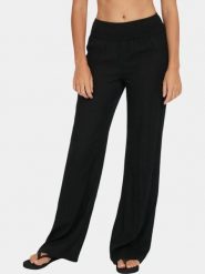 Spodnie damskie O'Neill Johnny Smocked Waist. Czarne spodnie materiałowe damskie O'Neill, s, bez wzorów, z materiału. Za 299.00 zł.