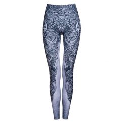 Legginsy sportowe damskie DEEP TRIP Totem. Szare legginsy damskie DEEP TRIP, l, bez wzorów, z elastanu. Za 179.00 zł.