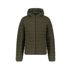 Kurtka puchowa JOTT Frantz. Zielone kurtki męskie jott, na zimę, m, bez wzorów, z puchu, bez kaptura. W wyprzedaży za 521.50 zł.