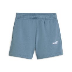 Szorty dla dziewcząt Puma ESS Small No. 1. Niebieskie spodenki dla dziewczynek Puma, bez wzorów, młodzieżowe. Za 117.50 zł.