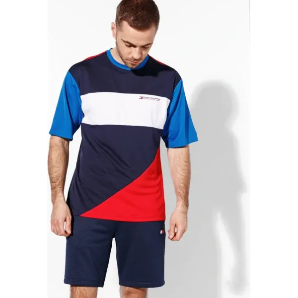 Tommy Sport Koszulka Statement , multicolor, rozmiar M. Koszulki sportowe męskie Tommy Hilfiger, m, bez wzorów, z materiału, bez kołnierzyka, bez ramiączek, na fitness i siłownię, climacool (adidas). W wyprzedaży za 179.99 zł.