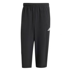 Spodnie 3/4 adidas Essentials. Czarne buty sportowe męskie Adidas, bez wzorów, na fitness i siłownię. Za 226.50 zł.