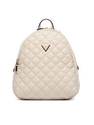 Guess Plecak Giully II HWQG96 73320 Kremowy. Białe plecaki damskie Guess, z aplikacjami, ze skóry. Za 639.99 zł.