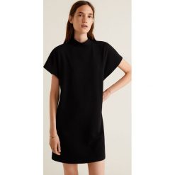 Mango - Sukienka Dottie. Szare sukienki damskie Mango, z dzianiny, casualowe, z krótkim rękawem. Za 119.90 zł.