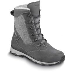 Buty zimowe damskie MEINDL Samnaun Lady GTX. Szare obuwie sportowe damskie Meindl, na zimę, trekkingowe. Za 1,249.00 zł.