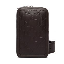 Saszetka KARL LAGERFELD. Brązowe saszetki męskie KARL LAGERFELD, młodzieżowe, małe. Za 999.99 zł.