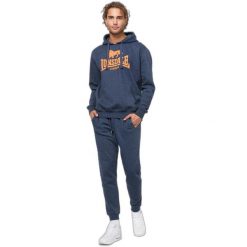 Bluza z kapturem Lonsdale Gledfield. Brązowe bluzy męskie Lonsdale, m, bez wzorów, z bawełny, z kapturem. Za 300.00 zł.