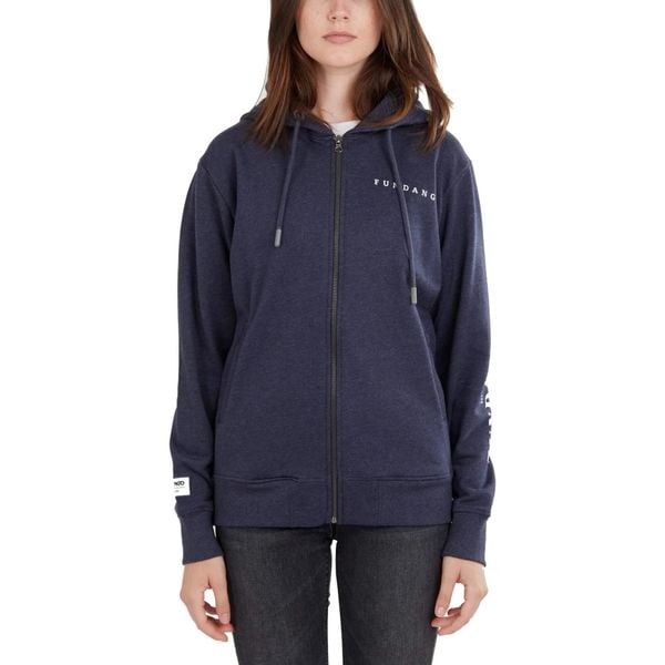 Bluza damska Fundango Neraly z kapturem. Niebieskie bluzy damskie Fundango, xl, bez wzorów, z kapturem. Za 279.90 zł.