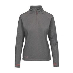Top Damski Theresa DLX Marl. Szare t-shirty damskie Trespass, xl, bez wzorów, casualowe, bez kołnierzyka. Za 135.99 zł.