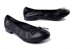MACIEJKA P6800-01/00-0 czarny, baleriny damskie. Czarne baleriny damskie Maciejka, bez wzorów, bez obcasa, na płaskiej podeszwie. Za 209.90 zł.