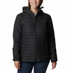 Kurtka Puchowa Columbia Silver Falls Hooded Jacket Damska. Czarne kurtki sportowe damskie Columbia, xs, bez wzorów, z puchu, z kapturem. Za 255.99 zł.