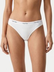 Calvin Klein Underwear Figi klasyczne LV00QD5358 Biały. Białe figi damskie Calvin Klein Underwear, s, bez wzorów, z bawełny. Za 79.99 zł.