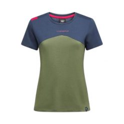 T-shirt damski La Sportiva Roof. Zielone t-shirty damskie La Sportiva, m, bez wzorów, z bawełny, bez kołnierzyka. Za 257.25 zł.