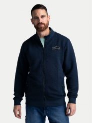 Petrol Industries Bluza M-1040-SWC316 Granatowy Regular Fit. Niebieskie bluzy męskie Petrol Industries, m, bez wzorów, z bawełny, bez kaptura. Za 279.99 zł.