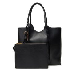 Torebka Aldo. Czarne torebki do ręki damskie Aldo, bez wzorów, bez dodatków. Za 404.99 zł.