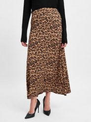 Franco Callegari spódnica maxi Kobiety Modal brązowy, M. Brązowe spódnice damskie Franco Callegari, m, bez wzorów, ze skóry, eleganckie, maxi. Za 119.95 zł.