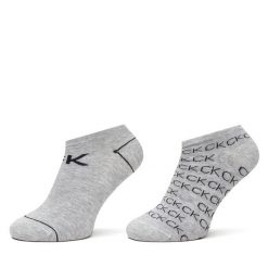 Stopki Calvin Klein. Szare skarpety damskie Calvin Klein, bez wzorów. Za 49.99 zł.