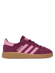 Adidas Sneakersy Handball Spezial KK5036 Bordowy. Czerwone buty sportowe dziewczęce Adidas, bez wzorów, ze skóry, bez zapięcia, do piłki ręcznej. Za 279.99 zł.