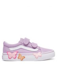 Vans Tenisówki Old Skool V Butterfly VN000EBRFSF1 Fioletowy. Fioletowe buty sportowe dziewczęce Vans, bez wzorów, z materiału, bez zapięcia, tenisowe. Za 279.99 zł.