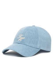 Tommy Hilfiger Czapka z daszkiem Th Embroidered AW0AW17486 Błękitny. Niebieskie czapki i kapelusze damskie Tommy Hilfiger, bez wzorów, z bawełny. Za 149.99 zł.