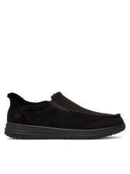 Skechers Półbuty Murette Scofield 205606 Czarny. Czarne półbuty na co dzień męskie Skechers, ze skóry, bez zapięcia. Za 269.99 zł.