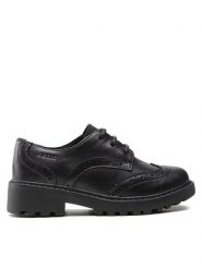 Geox Oxfordy J Casey G. N J6420N 00085 C9999 M Czarny. Czarne półbuty dziewczęce Geox, bez wzorów, ze skóry, bez zapięcia. Za 349.99 zł.