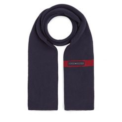 Szalik Tommy Hilfiger. Niebieskie szaliki męskie Tommy Hilfiger, bez wzorów. Za 349.99 zł.