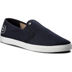 Tenisówki BUGATTI - 321-49560-6900-4100 Dark Blue. Niebieskie trampki męskie Bugatti, z gumy. W wyprzedaży za 219.00 zł.