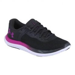 Buty do biegania damskie Under Armour Charged Breeze. Czarne obuwie sportowe damskie Under Armour, bez wzorów, z materiału, do biegania. Za 469.99 zł.