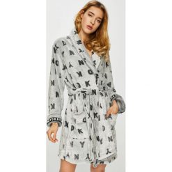 Dkny - Szlafrok. Szare szlafroki damskie DKNY, z dzianiny. W wyprzedaży za 279.90 zł.