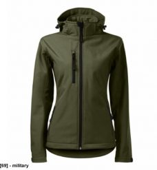 Performance 521 - ADLER - Softshell kurtka damska, 300 g/m2, 6% elastan, 94% poliester, - military 2XL. Kurtki damskie Malfini, m, bez wzorów, z elastanu, bez kaptura. Za 255.88 zł.
