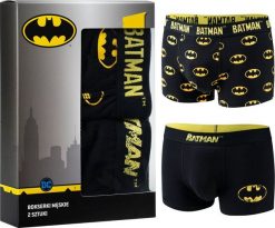 Soxo Zestaw 2x Bokserki męskie Batman idealny pomysł na prezent świąteczny L. Bokserki męskie Soxo, l, bez wzorów. Za 66.89 zł.