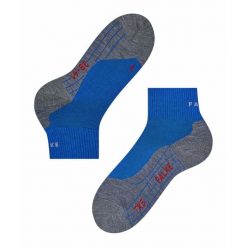 Skarpetki Falke TK5 Short. Niebieskie skarpety męskie Falke, bez wzorów, z materiału. Za 156.50 zł.