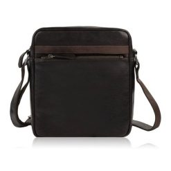 Listonoszka męska skórzana na ramię torba męska w kolorze czarnym Paolo Peruzzi AL-20-BR. Brązowe torby na ramię męskie bez wzorów, z jeansu, eleganckie, na ramię. Za 199.00 zł.