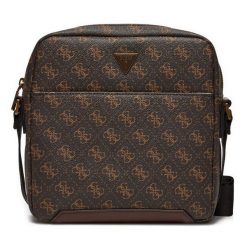 Saszetka Guess. Brązowe saszetki męskie Guess, młodzieżowe, małe. Za 229.99 zł.