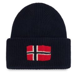 Czapka Napapijri. Niebieskie czapki i kapelusze męskie Napapijri, na zimę, bez wzorów. Za 249.99 zł.