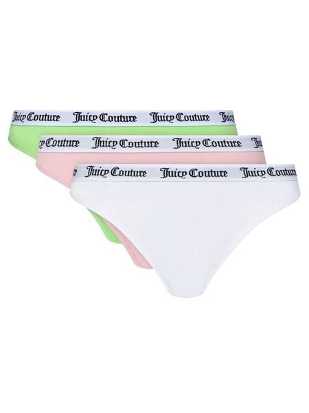 Juicy Couture Komplet fig Diddy JCLBR224572 Kolorowy. Figi damskie Juicy Couture, m, bez wzorów, z bawełny. Za 89.99 zł.