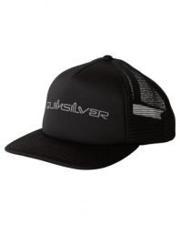 Czapka Trucker dla Mężczyzn OMNI Czarny. Czarne czapki i kapelusze męskie Quiksilver, bez wzorów, z poliesteru. Za 90.99 zł.