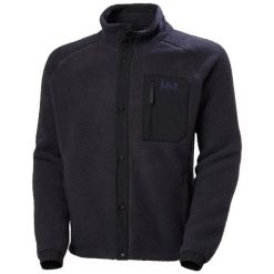 Kurtka z dresu Helly Hansen Panorama Pile Snap. Fioletowe kurtki sportowe męskie Helly Hansen, bez wzorów, z dresówki, trekkingowe. Za 611.00 zł.