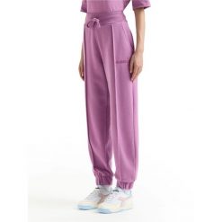 Spodnie dresowe damskie DIADORA L. PANT ATHL. LOGO. Fioletowe spodnie dresowe damskie Diadora, l, bez wzorów, z dresówki, trekkingowe. Za 99.99 zł.