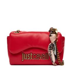 Torebka Just Cavalli. Czerwone torebki do ręki damskie Just Cavalli, bez wzorów, klasyczne, bez dodatków. Za 609.99 zł.