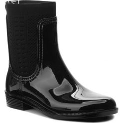 Kalosze TOMMY HILFIGER - Tommy Knit Rain Boot FW0FW02940 Black 990. Czarne kozaki damskie Tommy Hilfiger, z materiału. Za 399.00 zł.