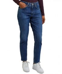 DAMSKIE SPODNIE LEE RIDER JEANS INDIGO REVIVAL 112346312. Niebieskie jeansy damskie Lee. Za 219.99 zł.